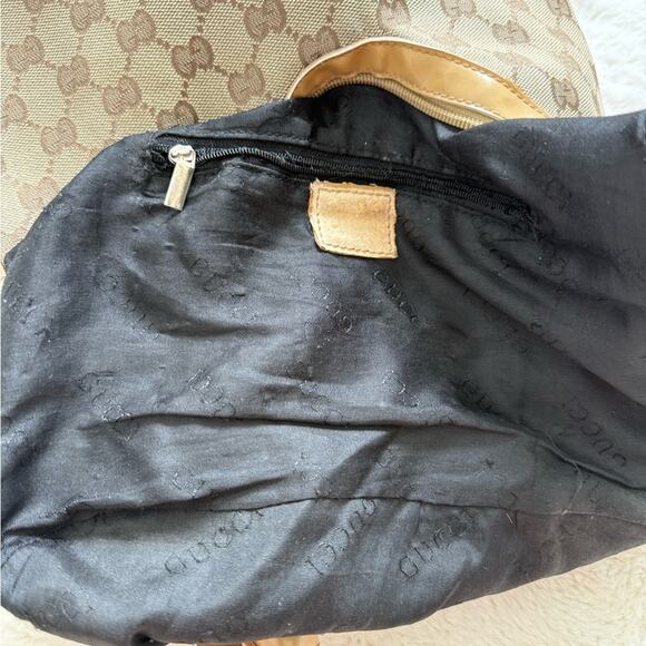 Gucci vintage GG print bag Authentic - Picture 8 of 13